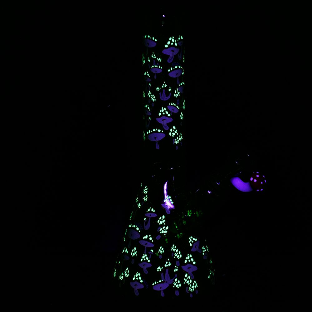 Pulsar Greatest Hits Series Glow Beaker / 10" by Smoke Drop - view 28 | Buddy Brandz