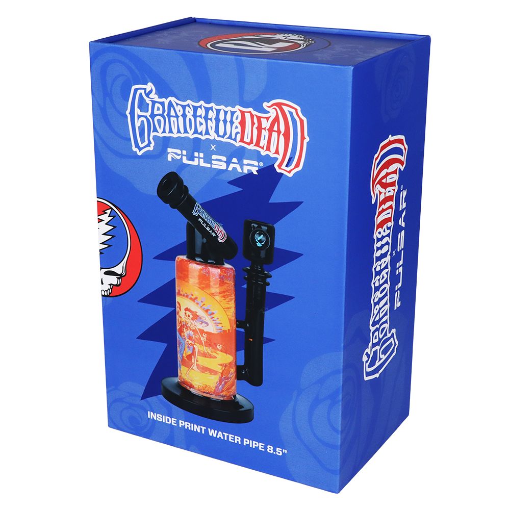 Grateful Dead x Pulsar Inside Print Water Pipe - 8.5" / Sunset Dance by Smoke Drop - view 6 | Buddy Brandz