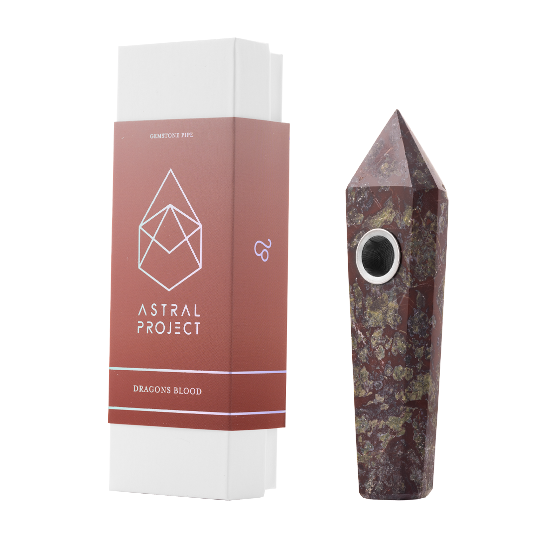 Astral Project Gemstone Pipe by Smoke Drop - view 9 | Buddy Brandz
