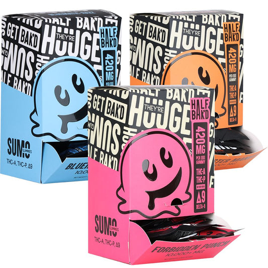 Half Bak'd Sumo THCA, THCP & D8 Gummies by Smoke Drop | Buddy Brandz | Buddy Brandz