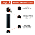 Load image into Gallery viewer, Ongrok Aluminum Storage Keychain by Smoke Drop - view 10 | Buddy Brandz
