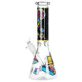 Load image into Gallery viewer, Don't Have A Cow Beaker Glass Water Pipe - 10" / 14mm F / Designs Vary by Smoke Drop - view 4 | Buddy Brandz
