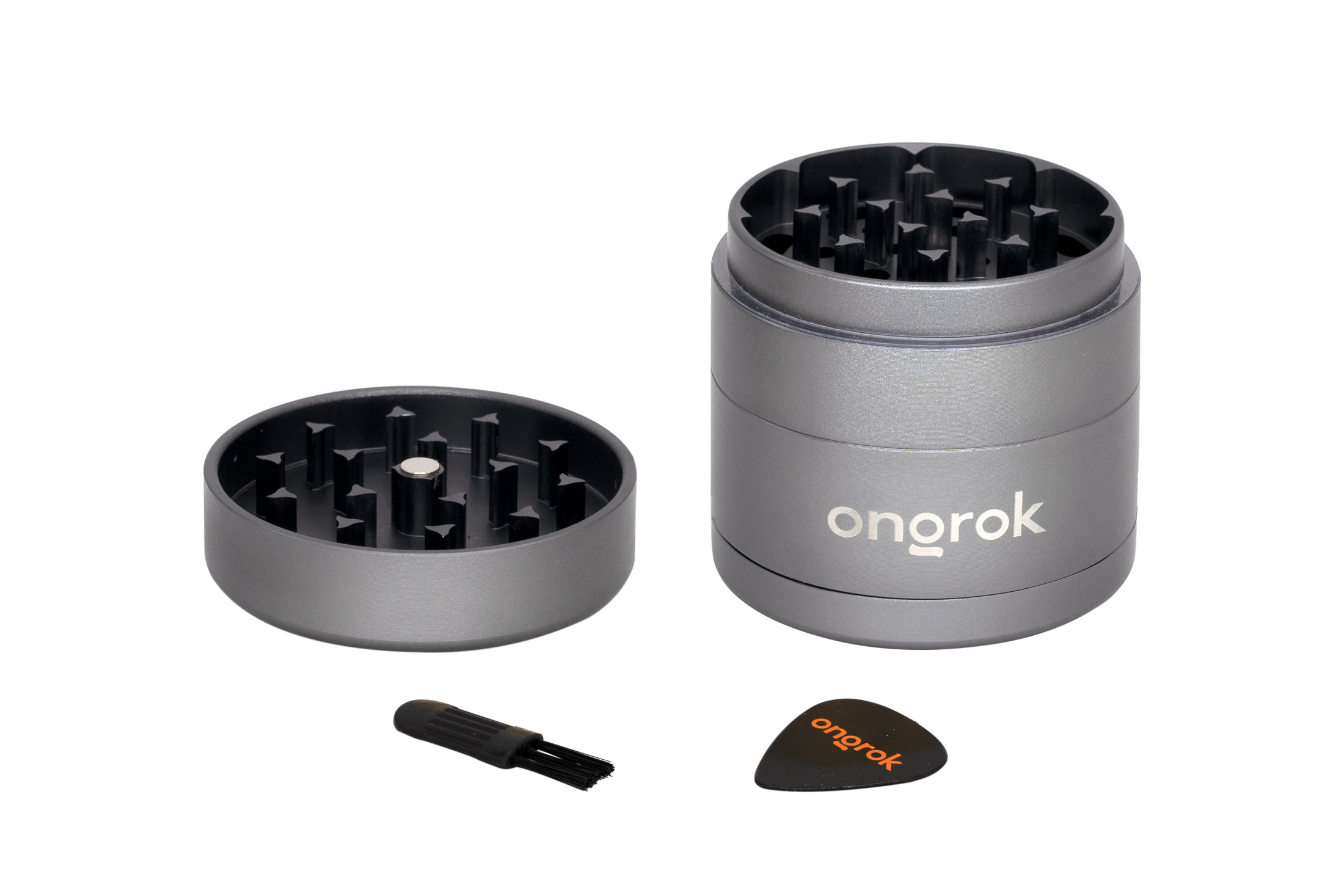 Ongrok Mini 4 Piece EZ Grinder (2.2 inch) by Smoke Drop - view 3 | Buddy Brandz