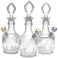 Cargar la imagen en la vista de la galería, Vintage Decanter Style Glass Water Pipe by Smoke Drop - view 3 | Buddy Brandz
