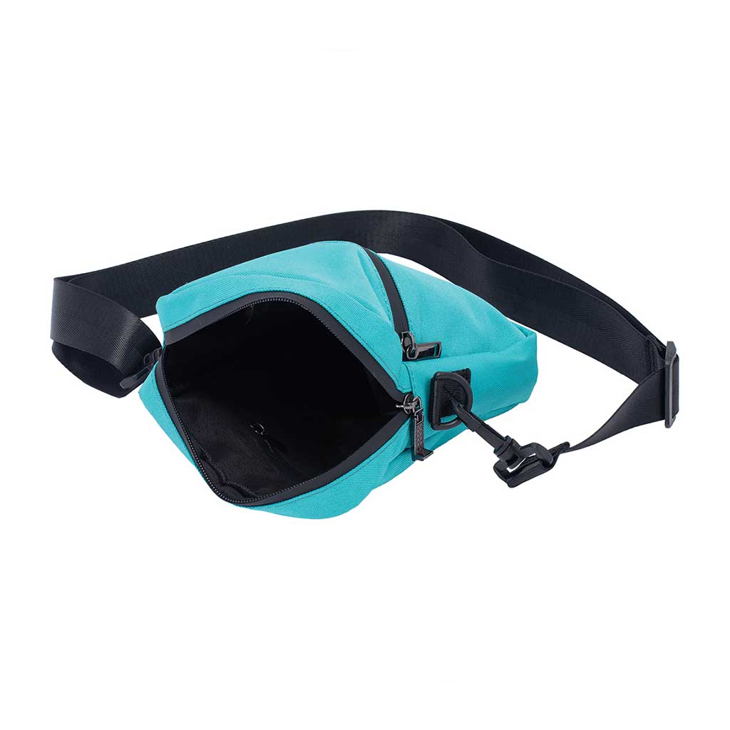 8.5IN X 7IN X 1.5IN SMELLPROOF BAG - TURQUOISE