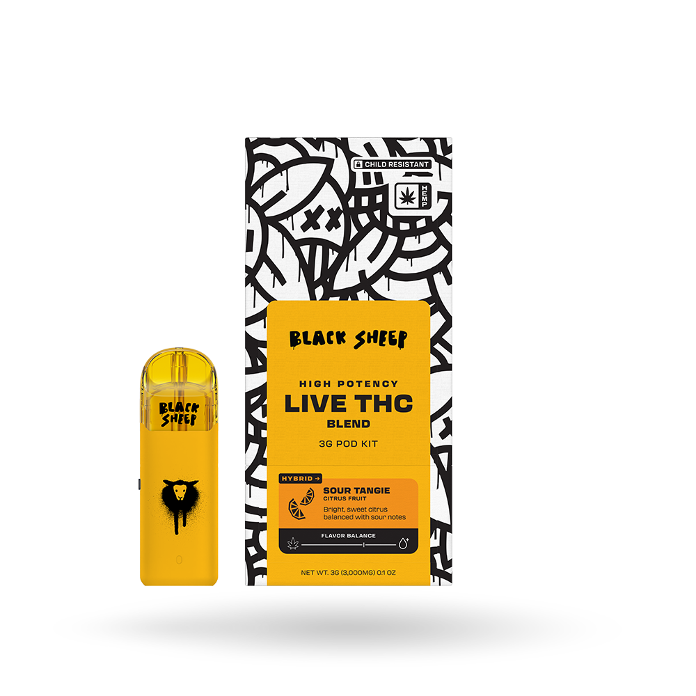 Live THCa Blend Pod Starter Kit: Sour Tangie 3g