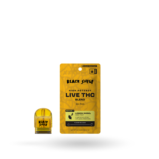 Live THCa Blend Pod Refill: Lemon Diesel 3g | Buddy Brandz