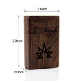 Load image into Gallery viewer, Wood Dugout With Glass One Hitter Pipe
