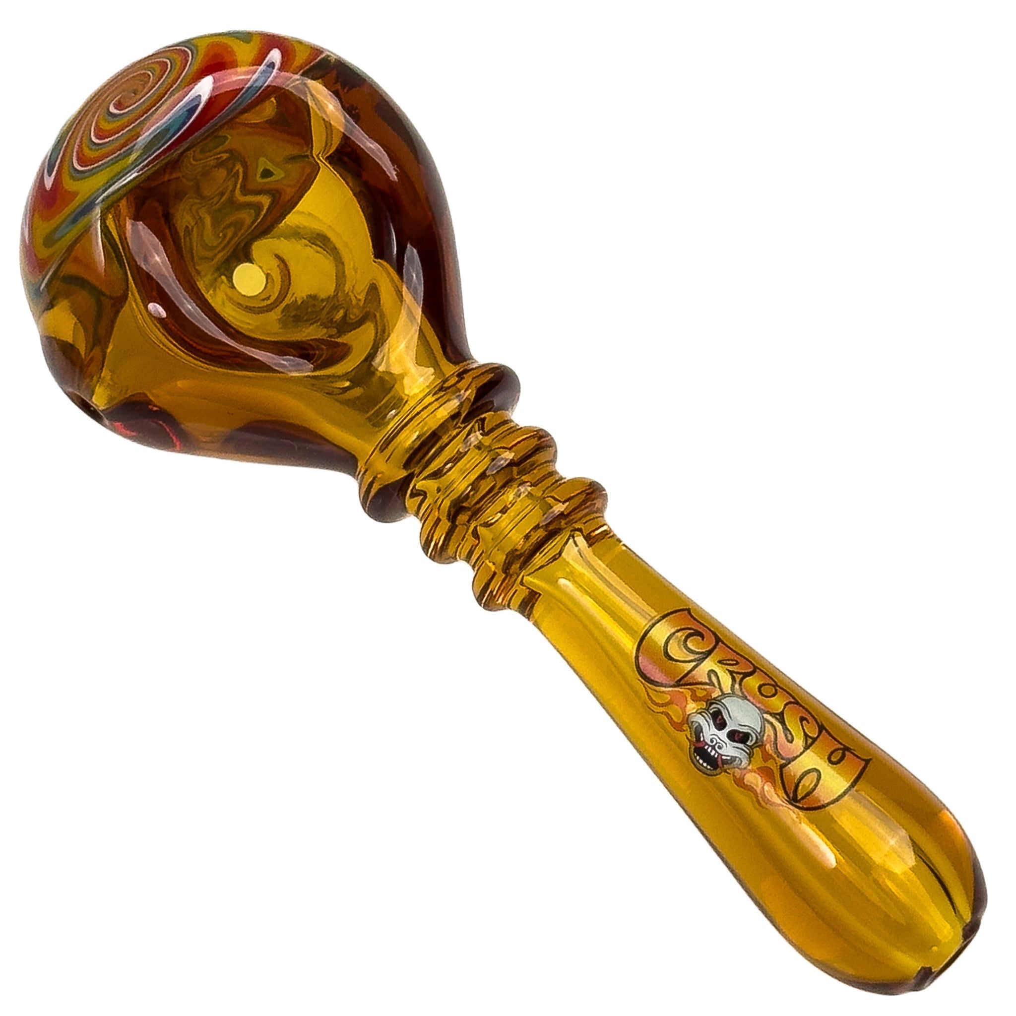 Triple Ring Neck w/ Wig Wag Head (Various Colors) by Smoke Drop - view 2 | Buddy Brandz