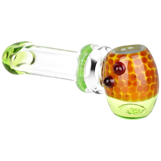 Future Shock Honeycomb Spoon Pipe | 5" by Smoke Drop - view 2 | Buddy Brandz - alternate view | Buddy Brandz