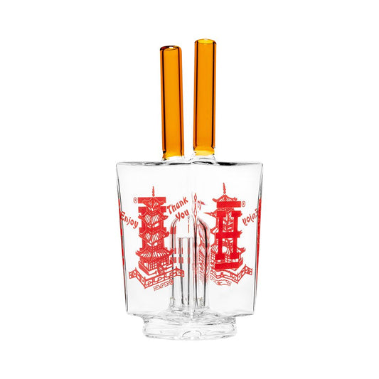 Hemper Chinese Takeout Glass Attachment for Puffco Peak by Smoke Drop - view 2 | Buddy Brandz - alternate view | Buddy Brandz