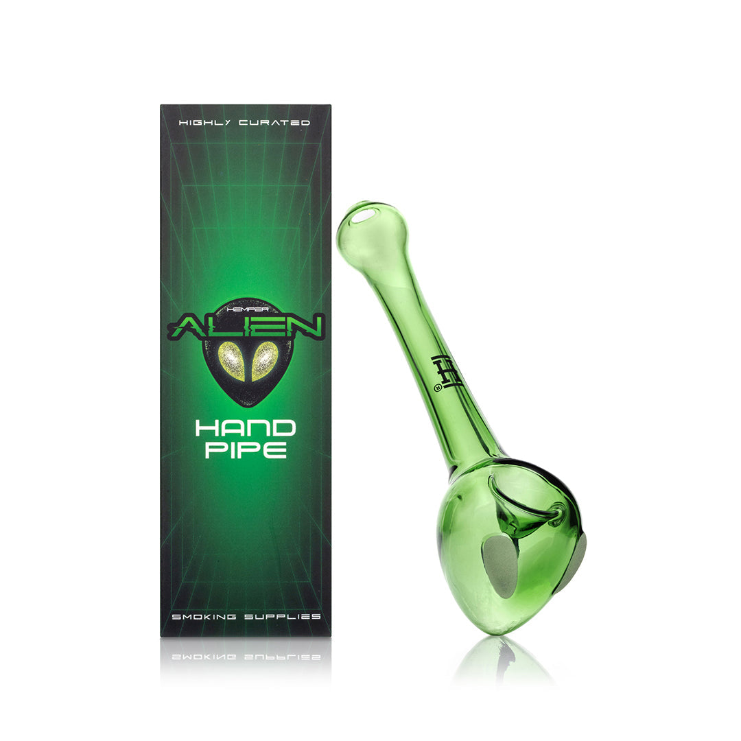 Alien Hand Pipe by Smoke Drop | Buddy Brandz