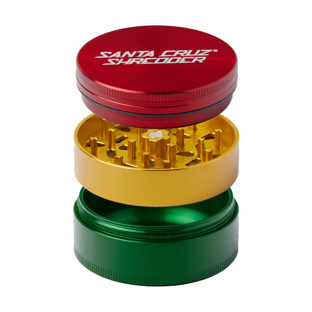 Santa Cruz Shredder Large 3-Piece Grinder by Smoke Drop - view 4 | Buddy Brandz