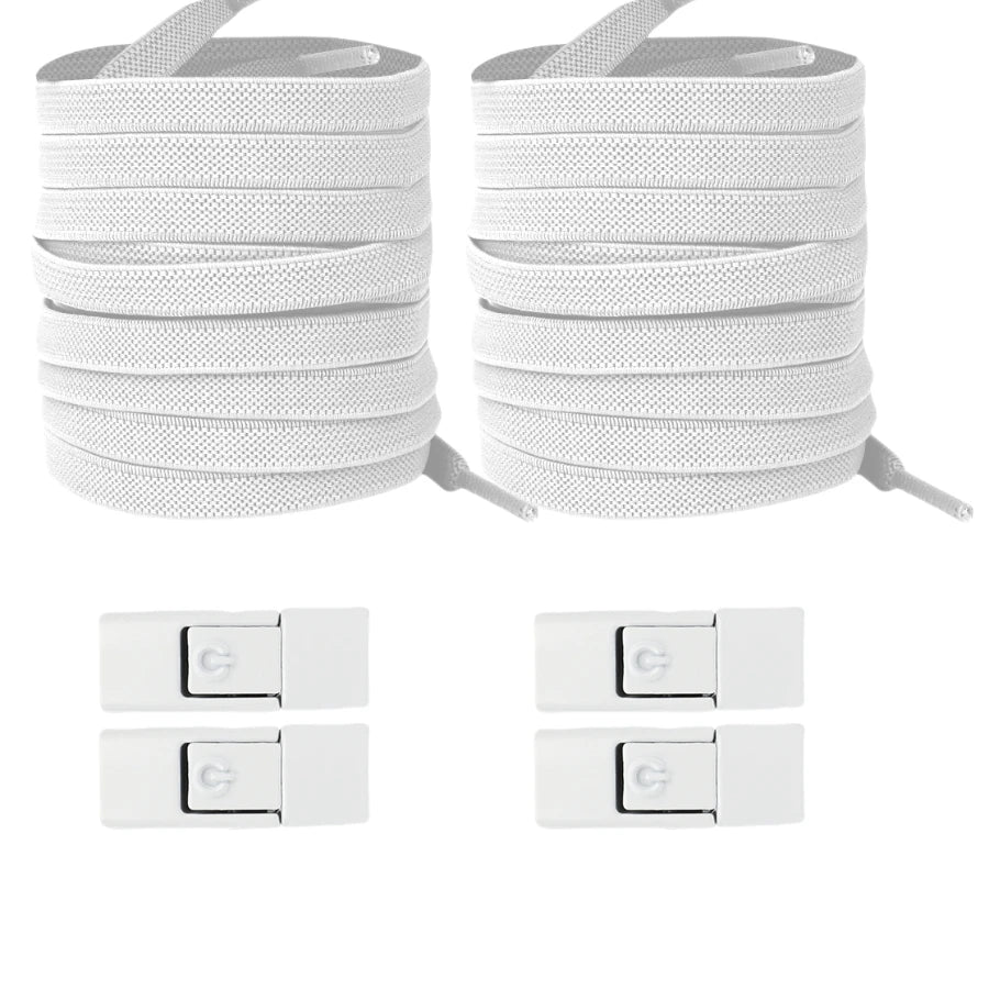 New Without Ties Elastic Laces No Tie Shoe Laces Press Lock Shoelaces Sneaker Kids Adult 8MM Widened Flat Shoelace for Shoes by Buddy Brandz - view 23 | Buddy Brandz