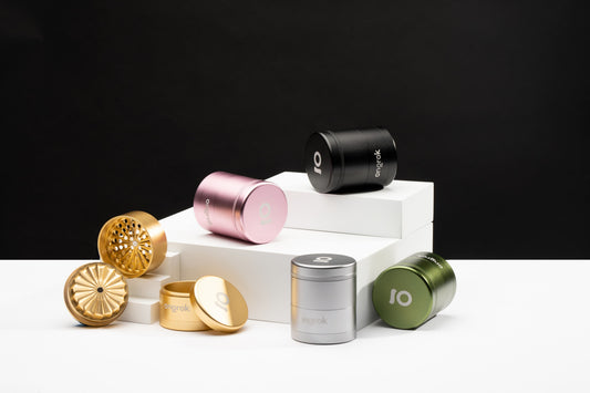 Ongrok 5 Pc Flower Tooth Storage Grinder by Smoke Drop - view 2 | Buddy Brandz - alternate view | Buddy Brandz
