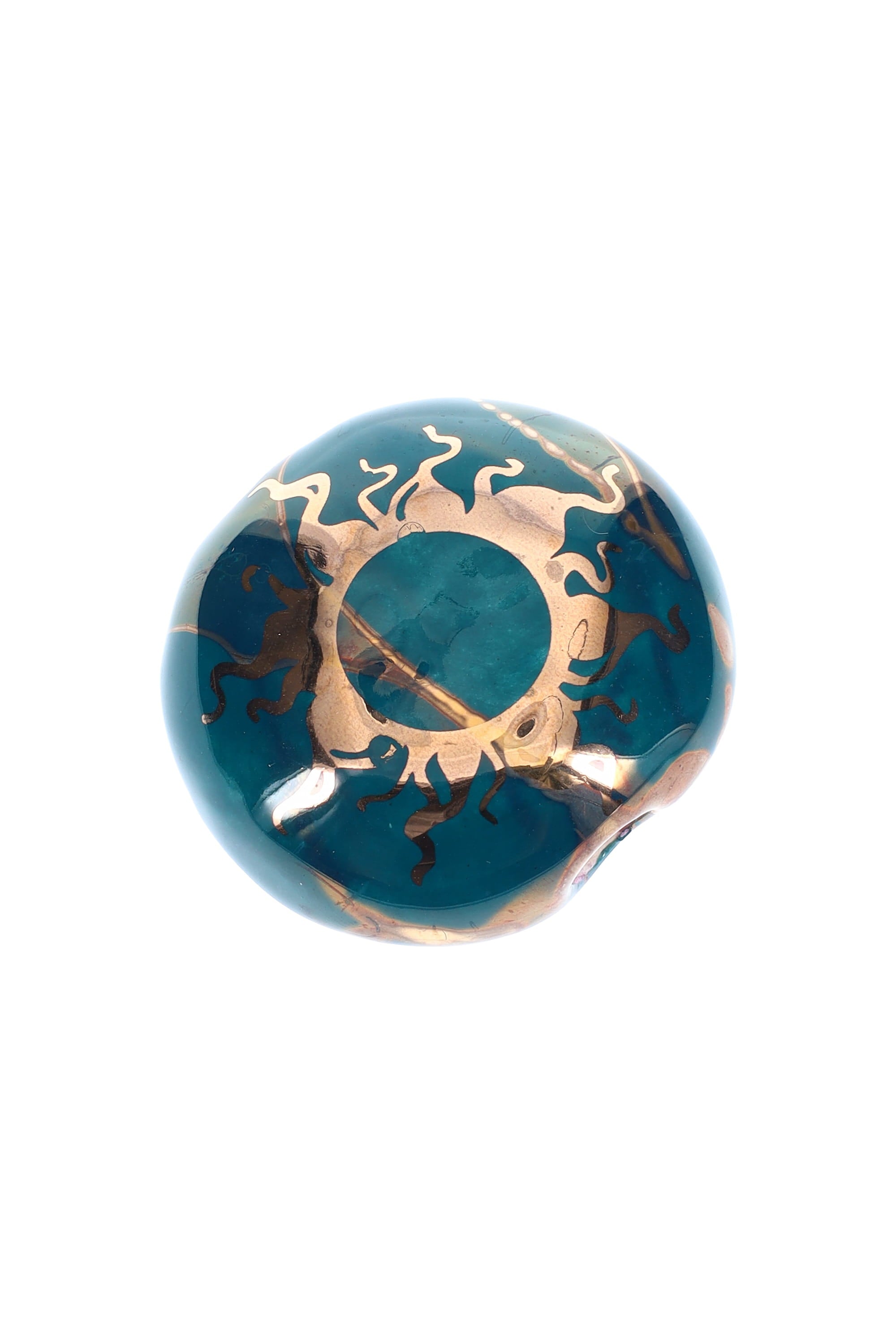 Ancient Creations Ceramics Round Smoke Stone – Made in USA by Smoke Drop - view 6 | Buddy Brandz