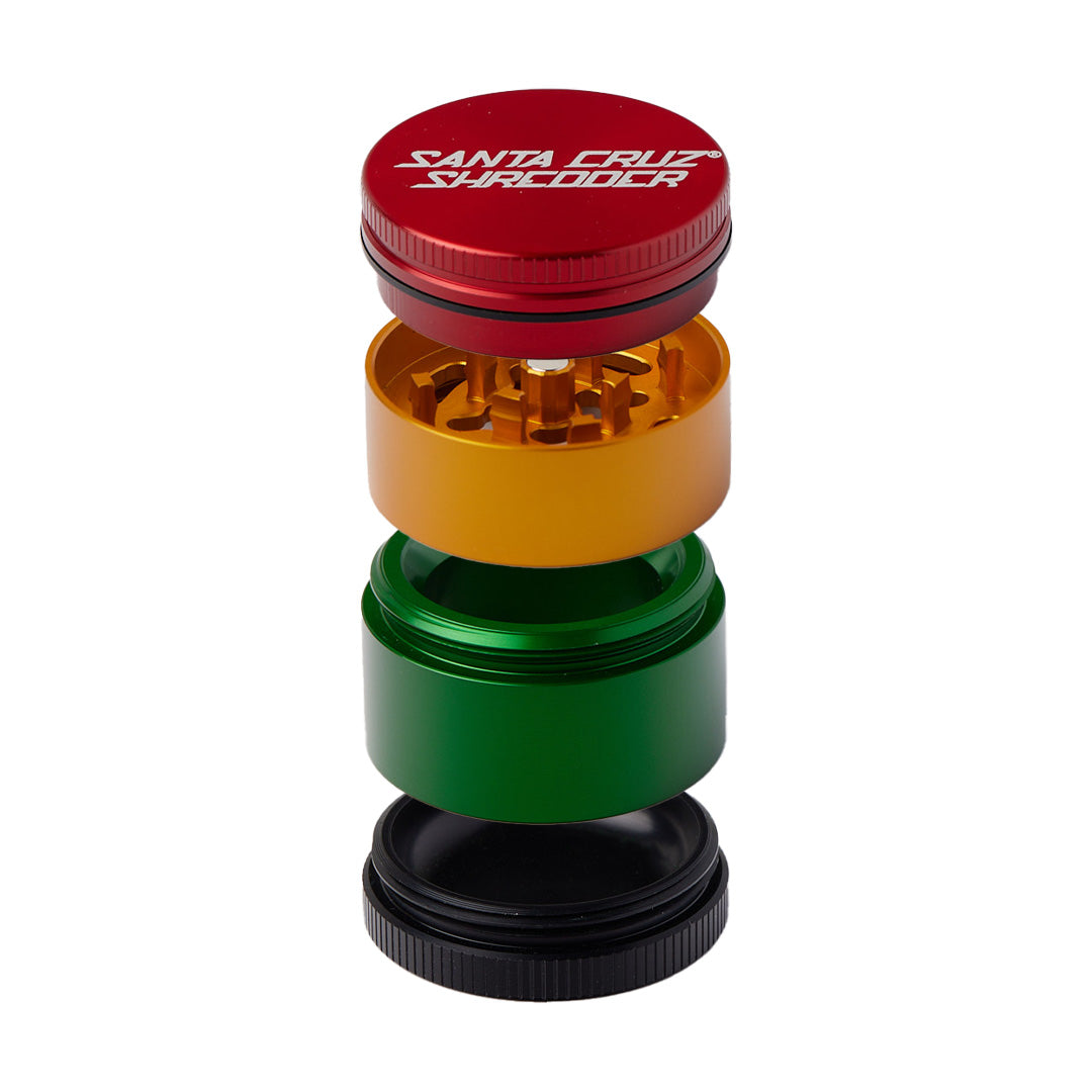 Santa Cruz Shredder Small 4-Piece Grinder by Smoke Drop - view 4 | Buddy Brandz