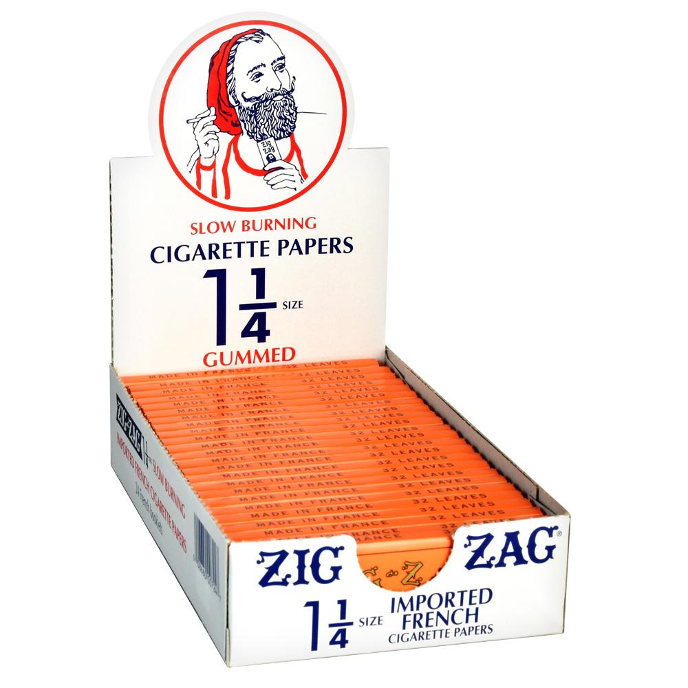 Zig Zag Orange Rolling Papers | 1 1/4 Inch by Smoke Drop - view 2 | Buddy Brandz