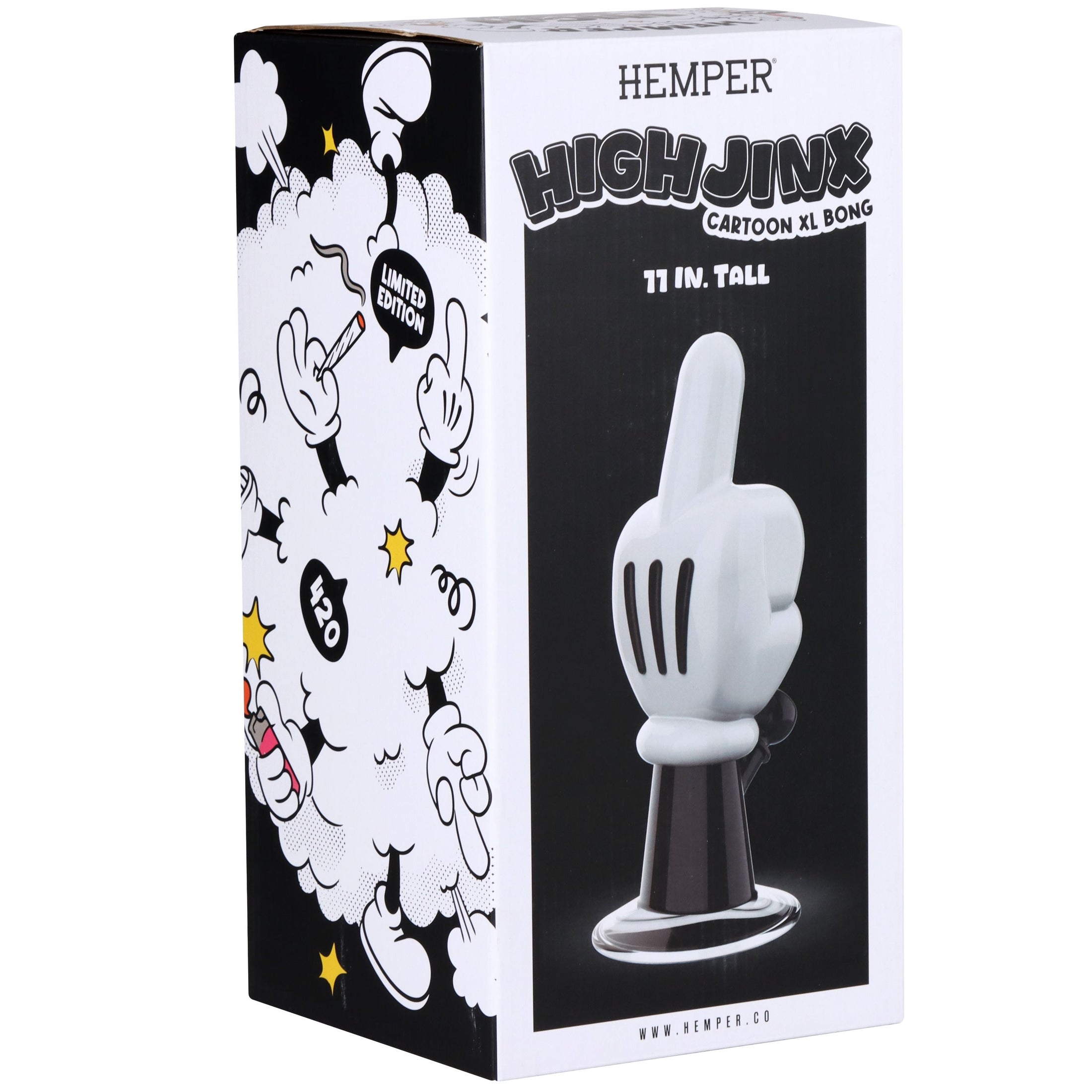Hemper High Jinx Cartoon Glass Water Pipe by Smoke Drop - view 2 | Buddy Brandz