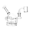 Load image into Gallery viewer, Pulsar Clear Ball Recycler Dab Rig - 5.25" / 14mm F by Smoke Drop | Buddy Brandz
