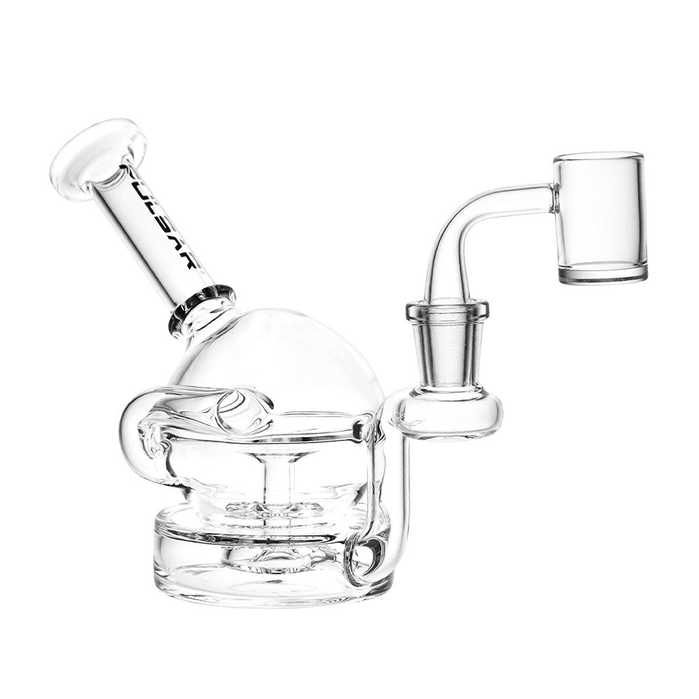 Pulsar Clear Ball Recycler Dab Rig - 5.25" / 14mm F by Smoke Drop | Buddy Brandz