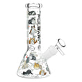 Load image into Gallery viewer, Pulsar Kitten Corral Beaker Glass Water Pipe - 7.75" by Smoke Drop | Buddy Brandz
