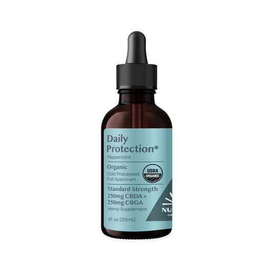 Organic CBGA+CBDA Daily Protection* Drops 250mg+250mg Peppermint by Smoke Drop - view 2 | Buddy Brandz - alternate view | Buddy Brandz