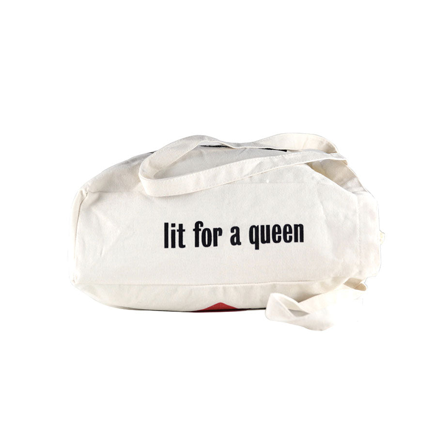 Lit Girl Tote Bag by Smoke Drop - view 4 | Buddy Brandz