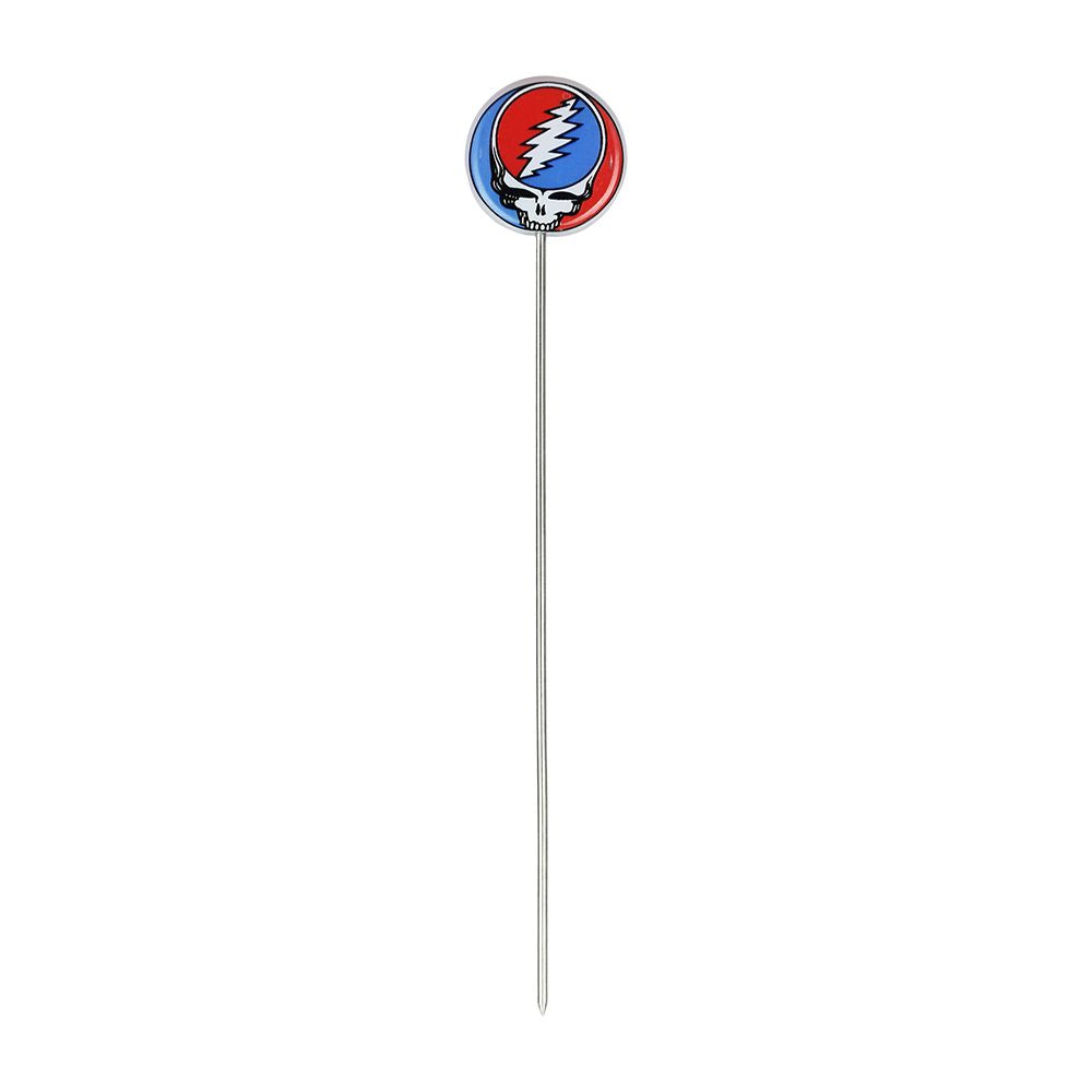 Grateful Dead x Pulsar Lightning Bolt Glass Water Pipe by Smoke Drop - view 3 | Buddy Brandz