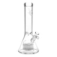 Load image into Gallery viewer, Pulsar 30-Arm Perc Glass Beaker Water Pipe | 14mm F by Smoke Drop - view 2 | Buddy Brandz
