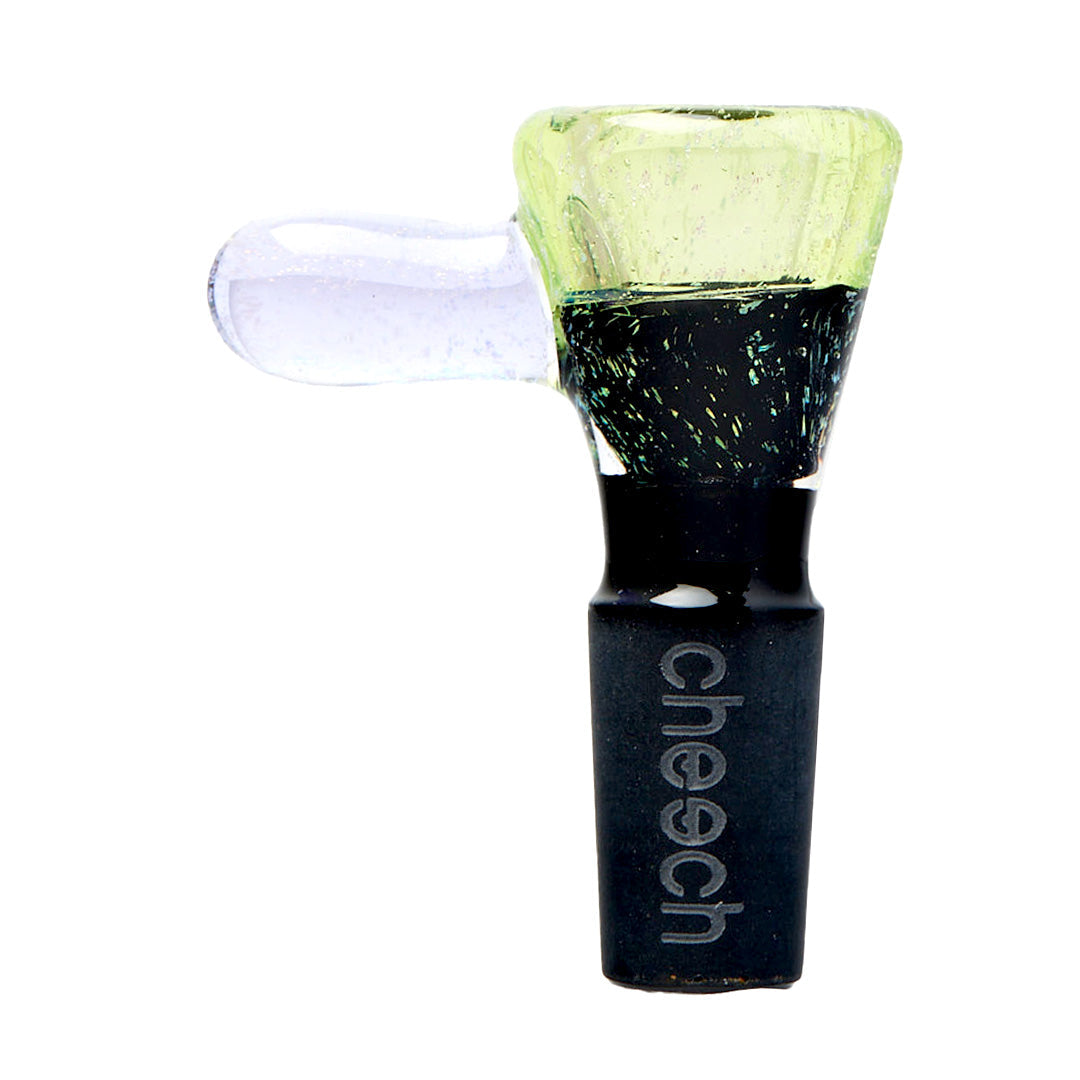 Cheech Glass 2" Transparent Dichro Glass Bowl by Smoke Drop - view 8 | Buddy Brandz
