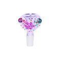 Load image into Gallery viewer, Pinky Hearts Beaker Glass Water Pipe - 10" by Smoke Drop - view 3 | Buddy Brandz
