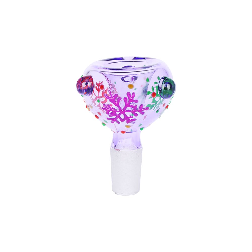 Pinky Hearts Beaker Glass Water Pipe - 10" by Smoke Drop - view 3 | Buddy Brandz