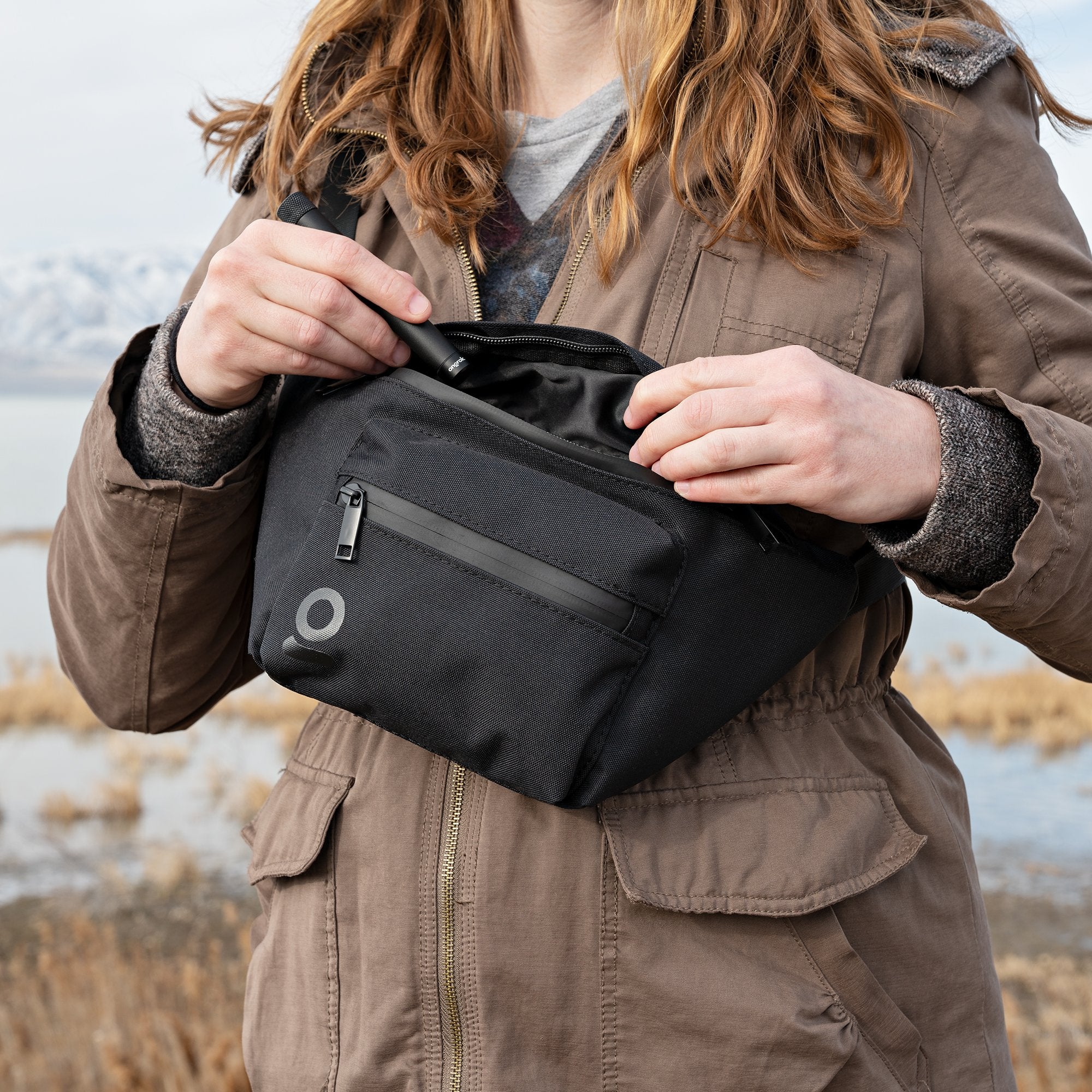 Ongrok Carbon-lined Fanny Pack / Travel Pouch by Smoke Drop - view 6 | Buddy Brandz