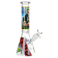 Load image into Gallery viewer, One Treasure Beaker Glass Water Pipe | 10.25" | 14mm F by Smoke Drop - view 2 | Buddy Brandz
