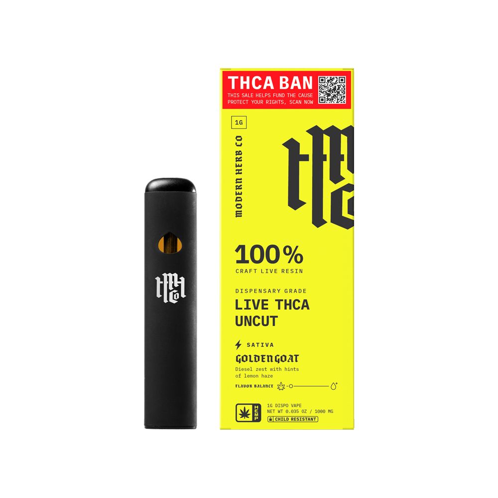 Modern Herb Co SAVE THCA Live Resin Uncut Disposable | 1g by Smoke Drop | Buddy Brandz