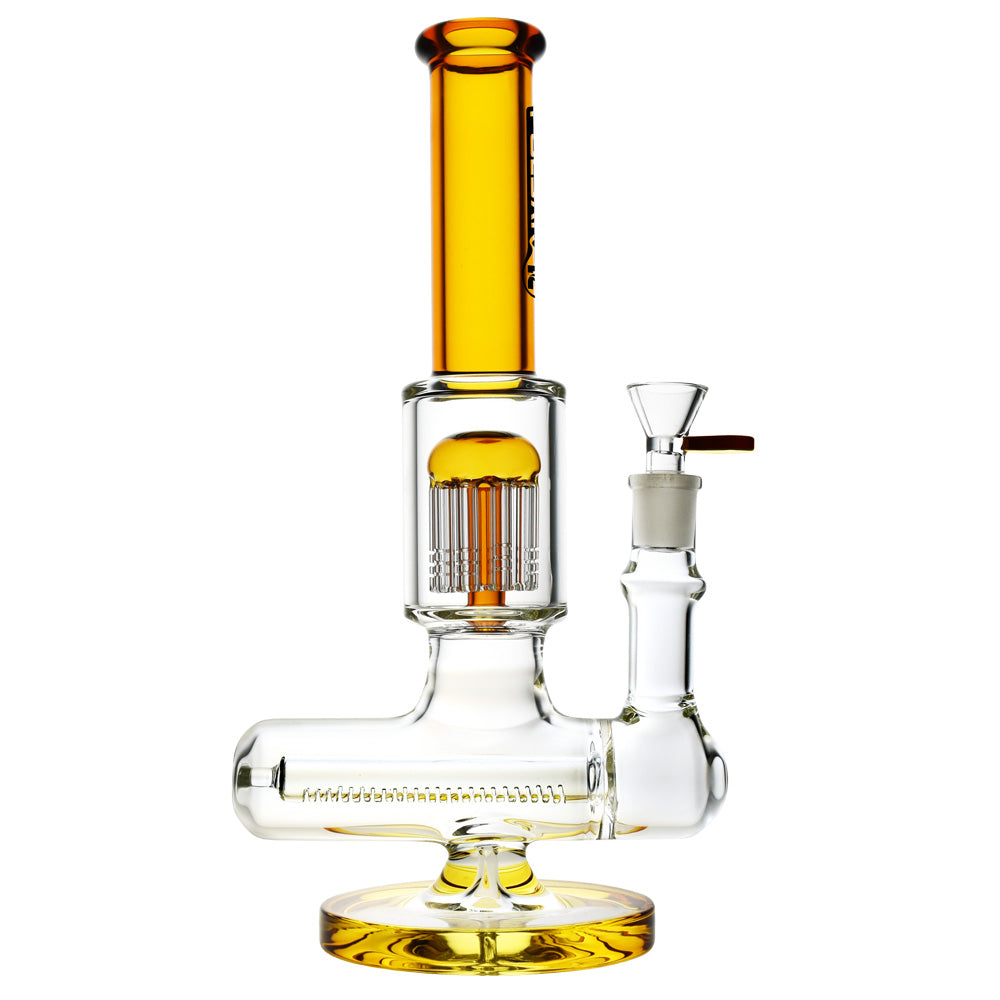 Pulsar Jellyfish Inline Perc Water Pipe- 11"/14mm F/Colors Vary by Smoke Drop - view 2 | Buddy Brandz