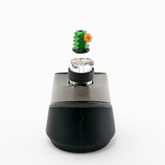 Empire Glassworks  Barrel Cactus Puffco Peak Glass Carb Cap | Buddy Brandz