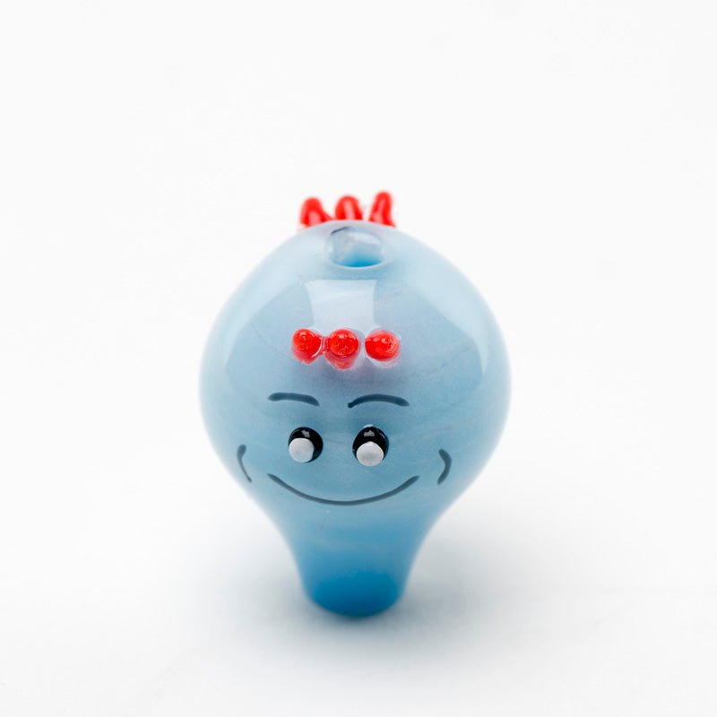 Empire Glassworks  Blue Twins Puffco Peak Glass Carb Cap