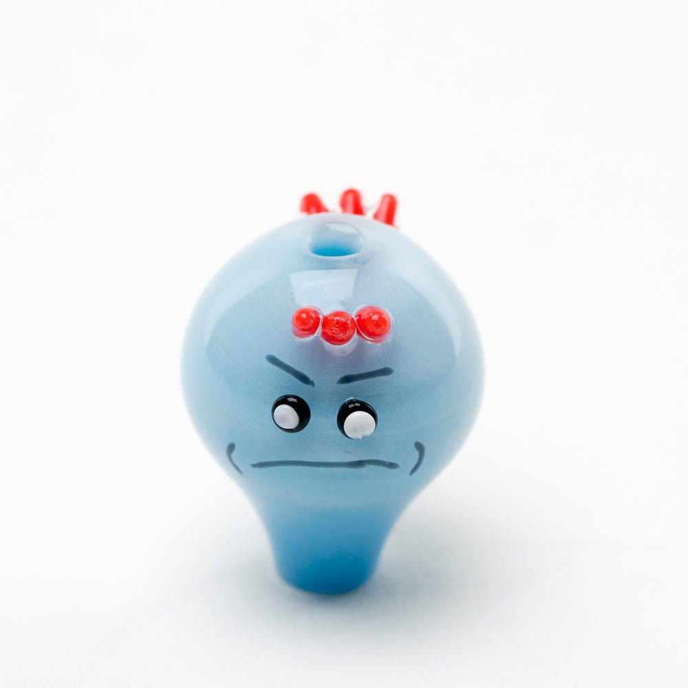 Empire Glassworks  Blue Twins Puffco Peak Glass Carb Cap