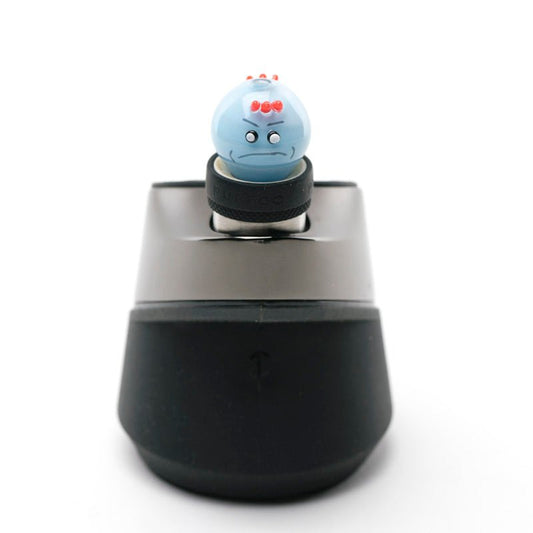 Empire Glassworks  Blue Twins Puffco Peak Glass Carb Cap | Buddy Brandz