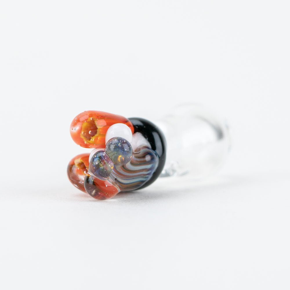 Empire Glassworks Coral PuffCo Peak Pro Glass Ball Cap