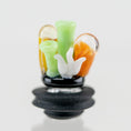 Load image into Gallery viewer, Empire Glassworks Coral Reef Puffco Oculus Glass Carb Cap
