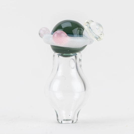 Empire Glassworks Galaxy PuffCo Peak Pro Glass Ball Cap - alternate view | Buddy Brandz