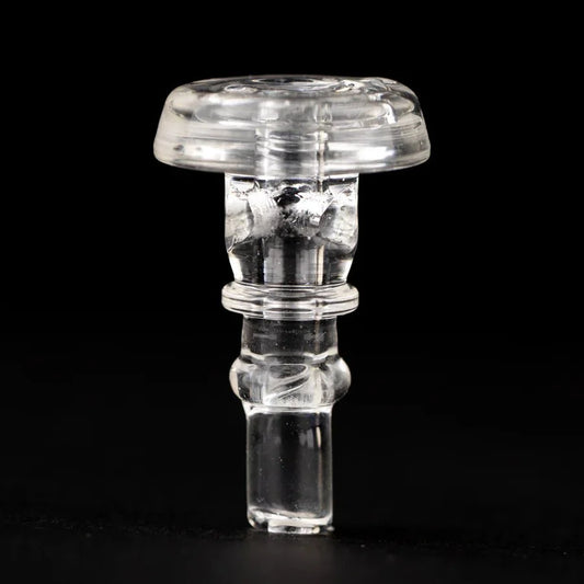 Empire Glassworks PuffCo Peak Pro 3D XL Chamber Glass Joystick Cap - Eclipse - alternate view | Buddy Brandz