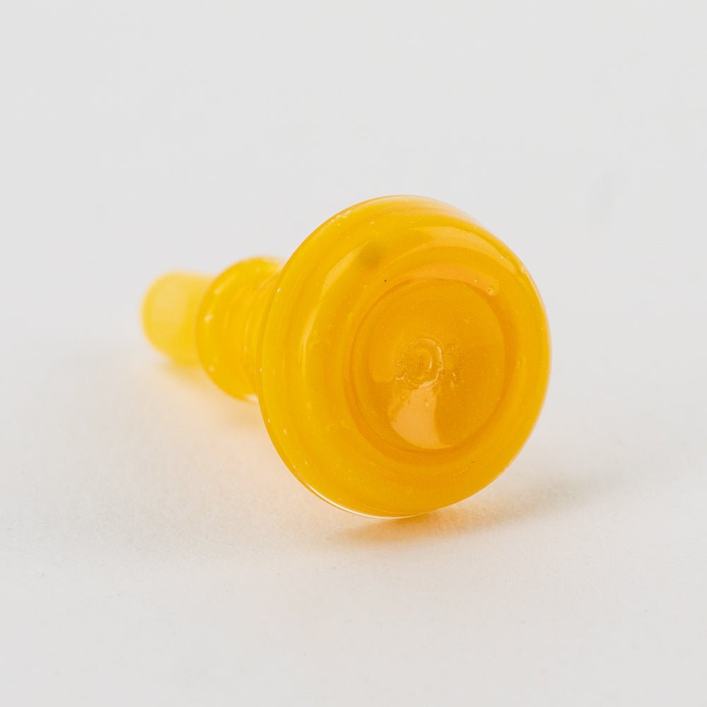 Empire Glassworks PuffCo Peak Pro 3D XL Chamber Glass Joystick Cap - Sunshine Yellow