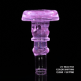 Load image into Gallery viewer, Empire Glassworks PuffCo Peak Pro 3D XL Chamber Glass Joystick Cap - UV Pink
