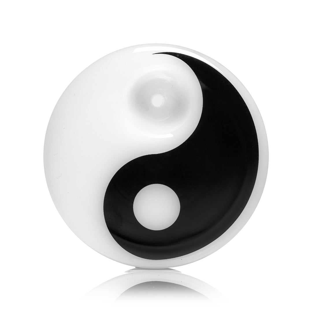 Yin-Yang Hand Pipe by Smoke Drop - view 2 | Buddy Brandz
