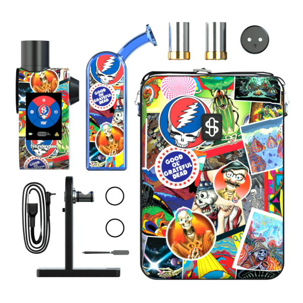 Grateful Dead Modul + Dok Deluxe Travel Set - Legacy Patchwork by Smoke Drop - view 10 | Buddy Brandz