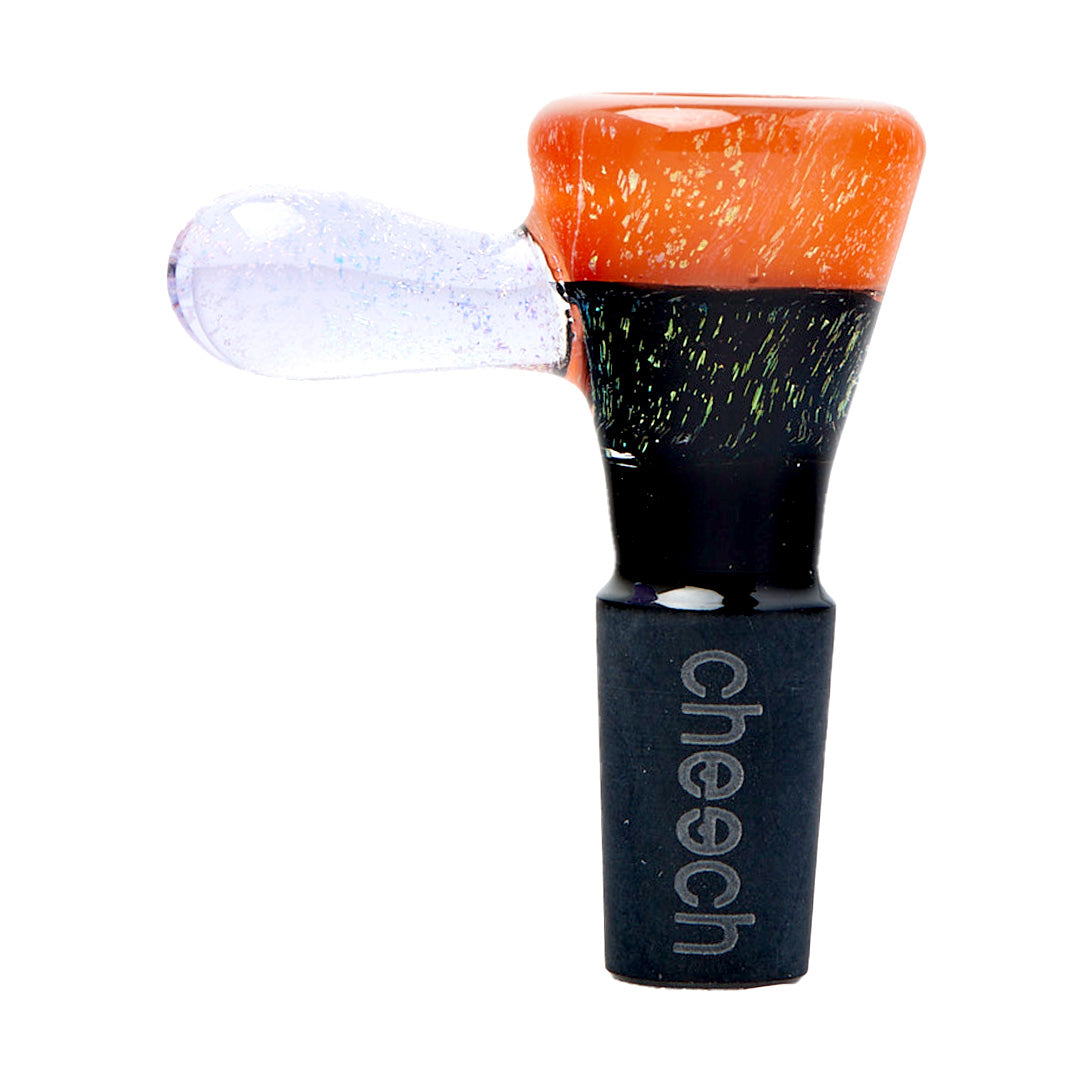 Cheech Glass 2" Transparent Dichro Glass Bowl by Smoke Drop - view 5 | Buddy Brandz